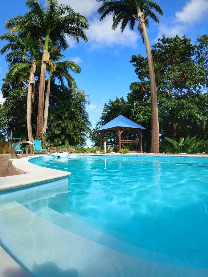 סנט-רוז Gite Kaz A Topaze, Piscine, Jardin Tropical מראה חיצוני תמונה